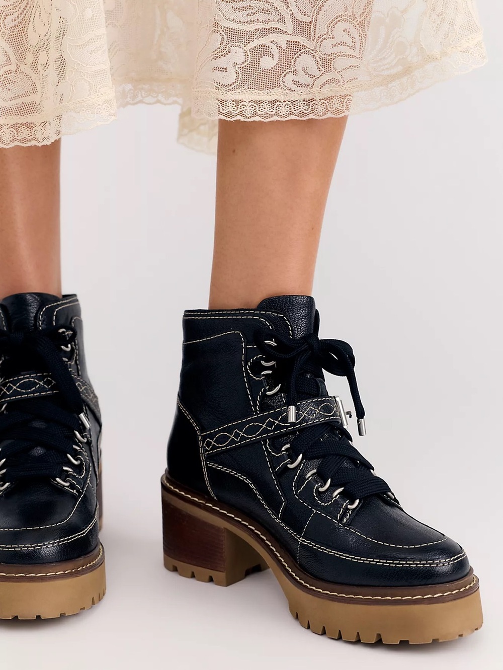 New Free People Jasper Hike Ankle Boots